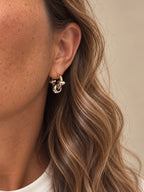 Boucles D'Oreilles Domina - Anneau Doré