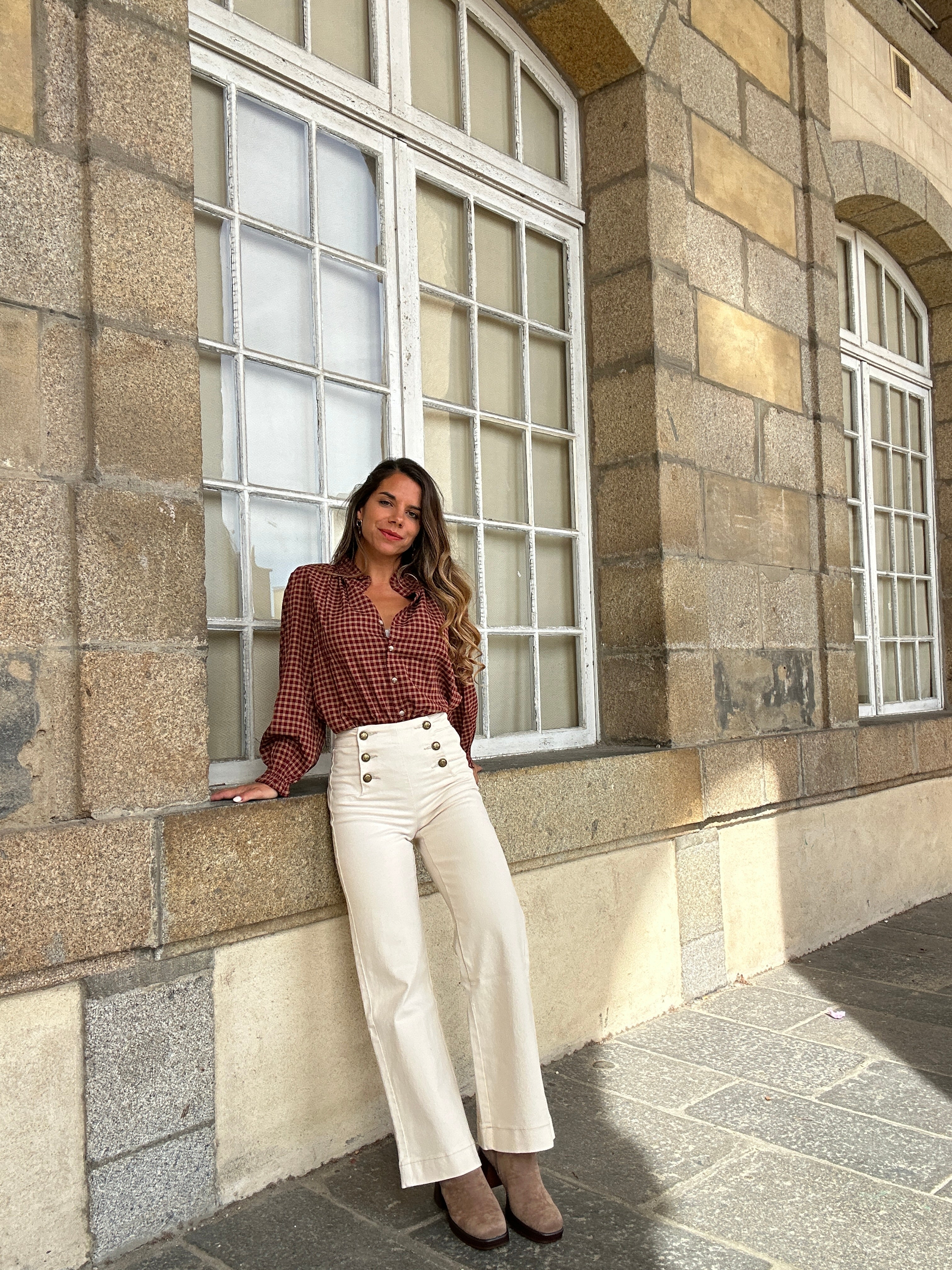 Beige Victorine Jeans