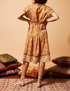 Soraya Short Dress - Ochre