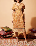 Soraya Short Dress - Ochre