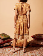 Soraya Short Dress - Ochre