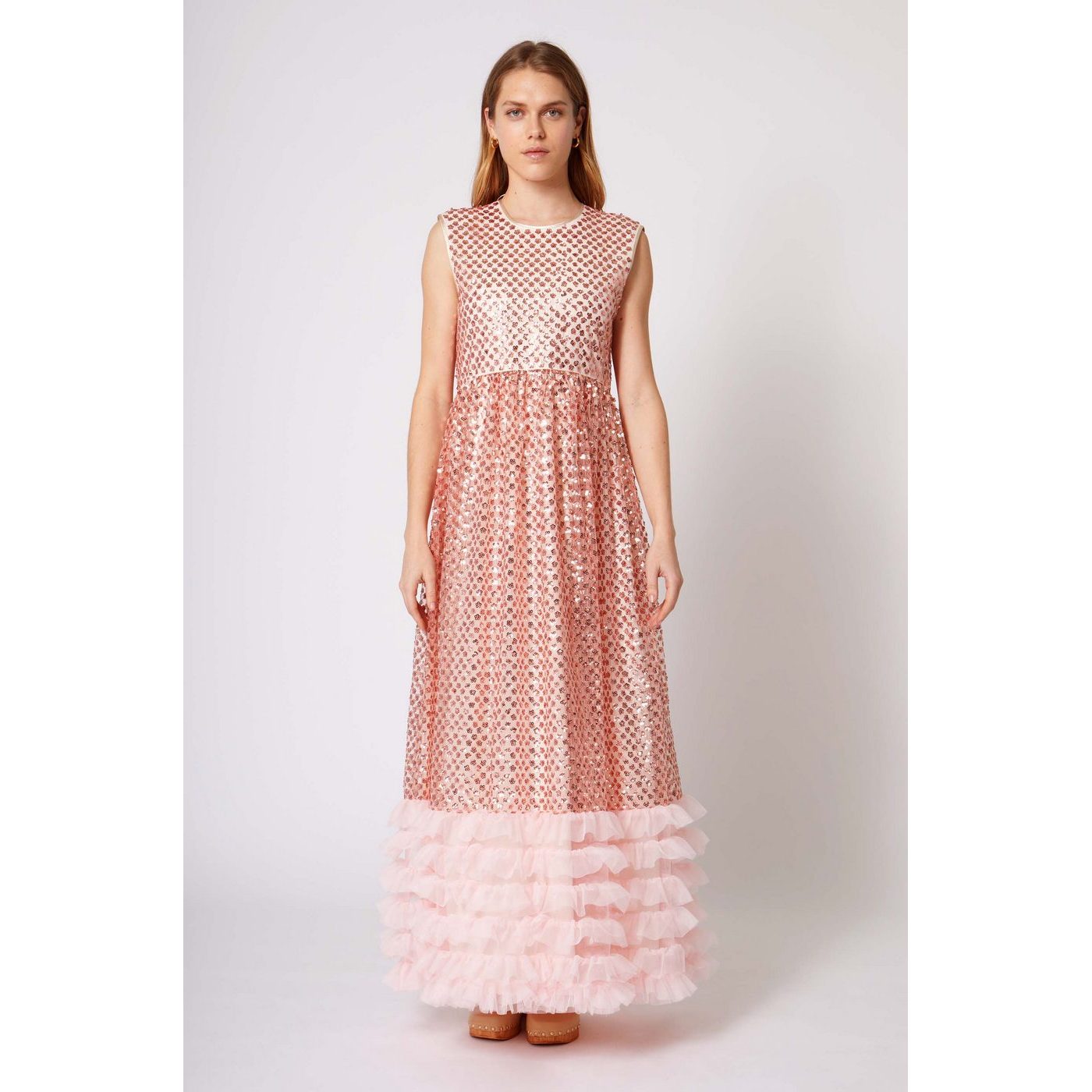 Vestido Largo Chantilly - Meringue