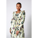 Wide Toile De Jeux Eté Dress - Vanilla