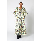 Wide Toile De Jeux Eté Dress - Vanilla
