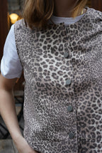 Raoul Leopard Sleeveless Top
