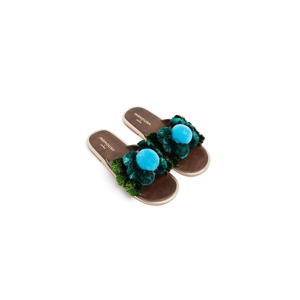 Mules Daisy - Turquesa