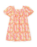 Vestido Naranja Floral