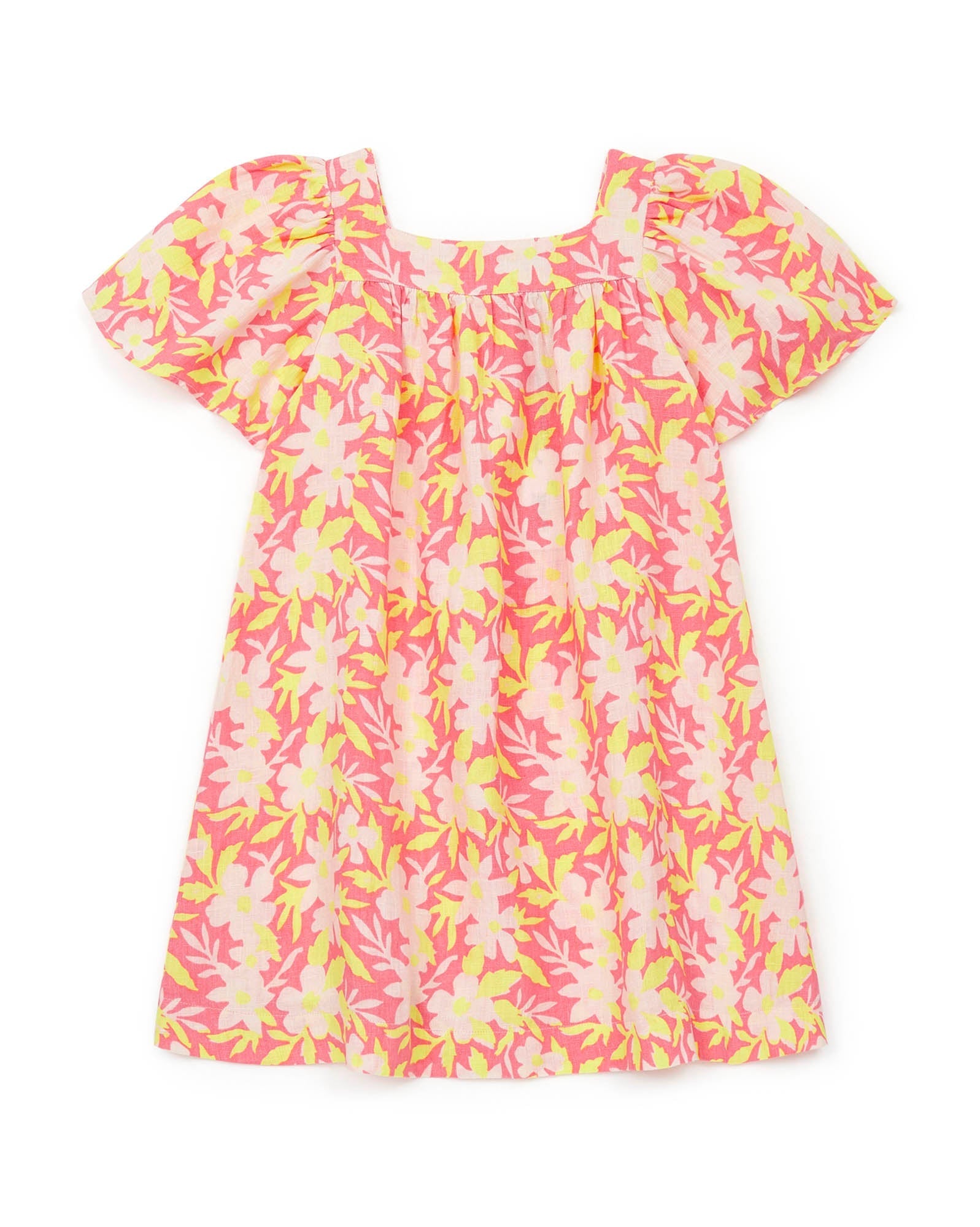 Vestido Naranja Floral