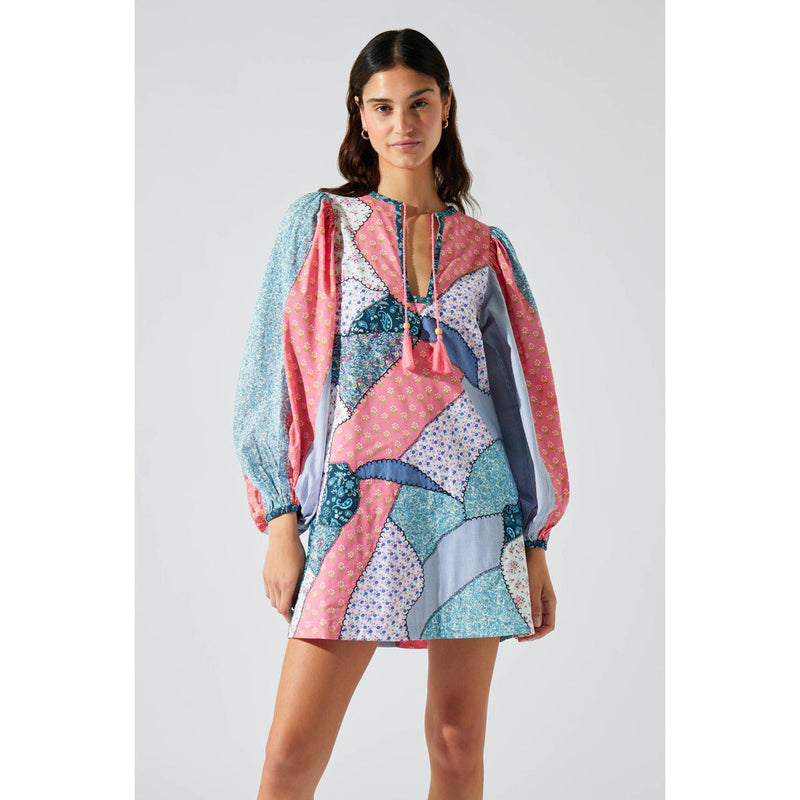 Robe Courte Patchwork - Patchwork