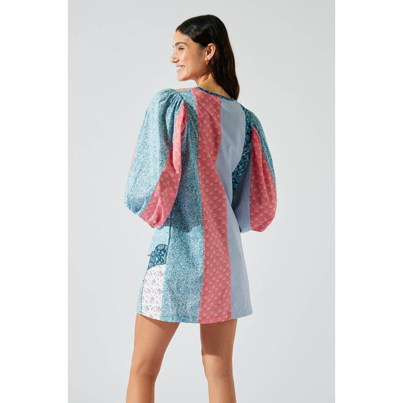 Robe Courte Patchwork - Patchwork