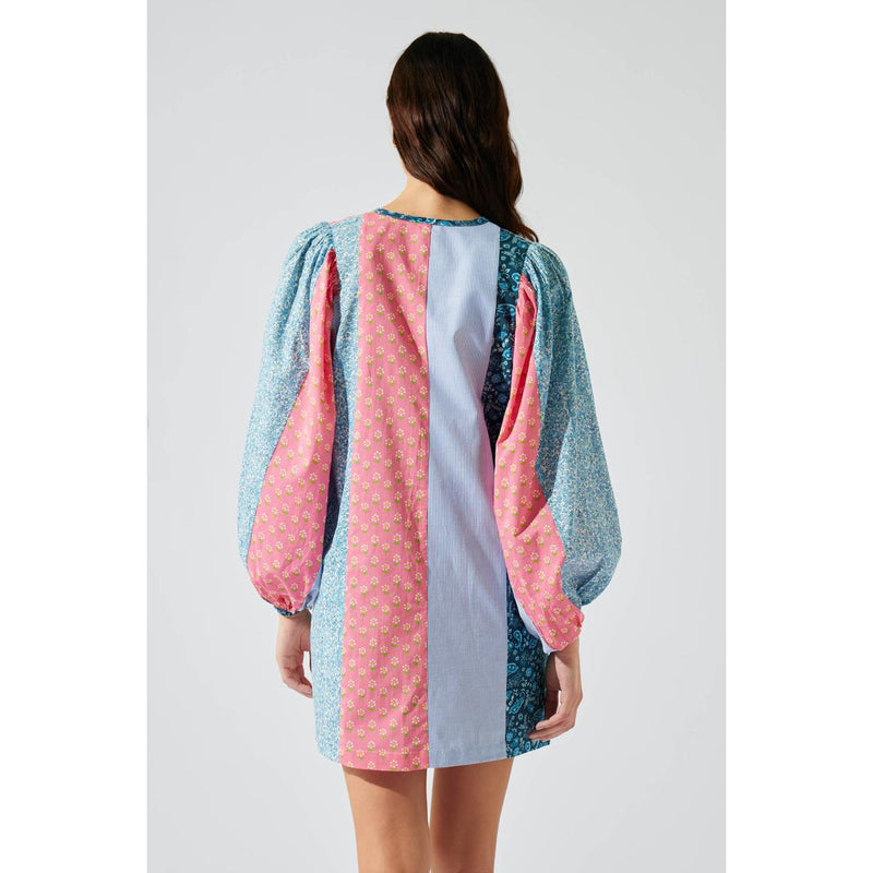 Robe Courte Patchwork - Patchwork