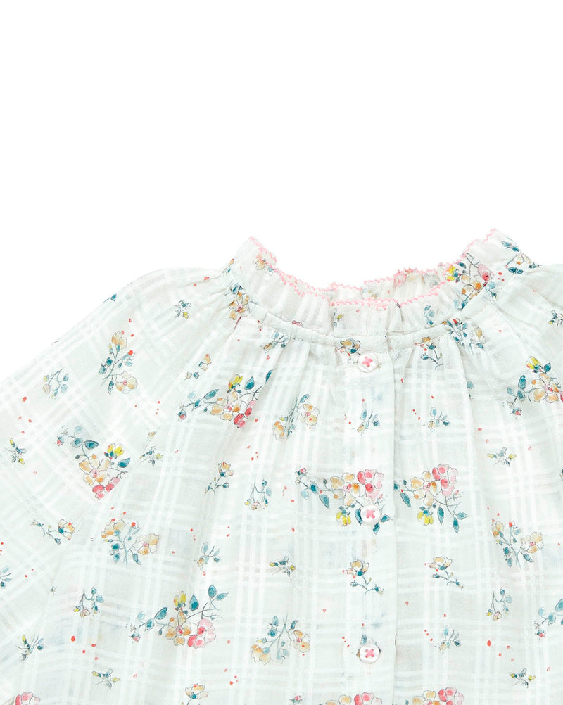 Blouse Bébé Double Gaze De Coton Bio