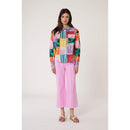 Chemise Bandana Patchwork - Multicolore - Femme