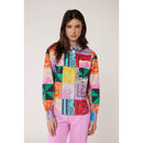 Chemise Bandana Patchwork - Multicolore - Femme
