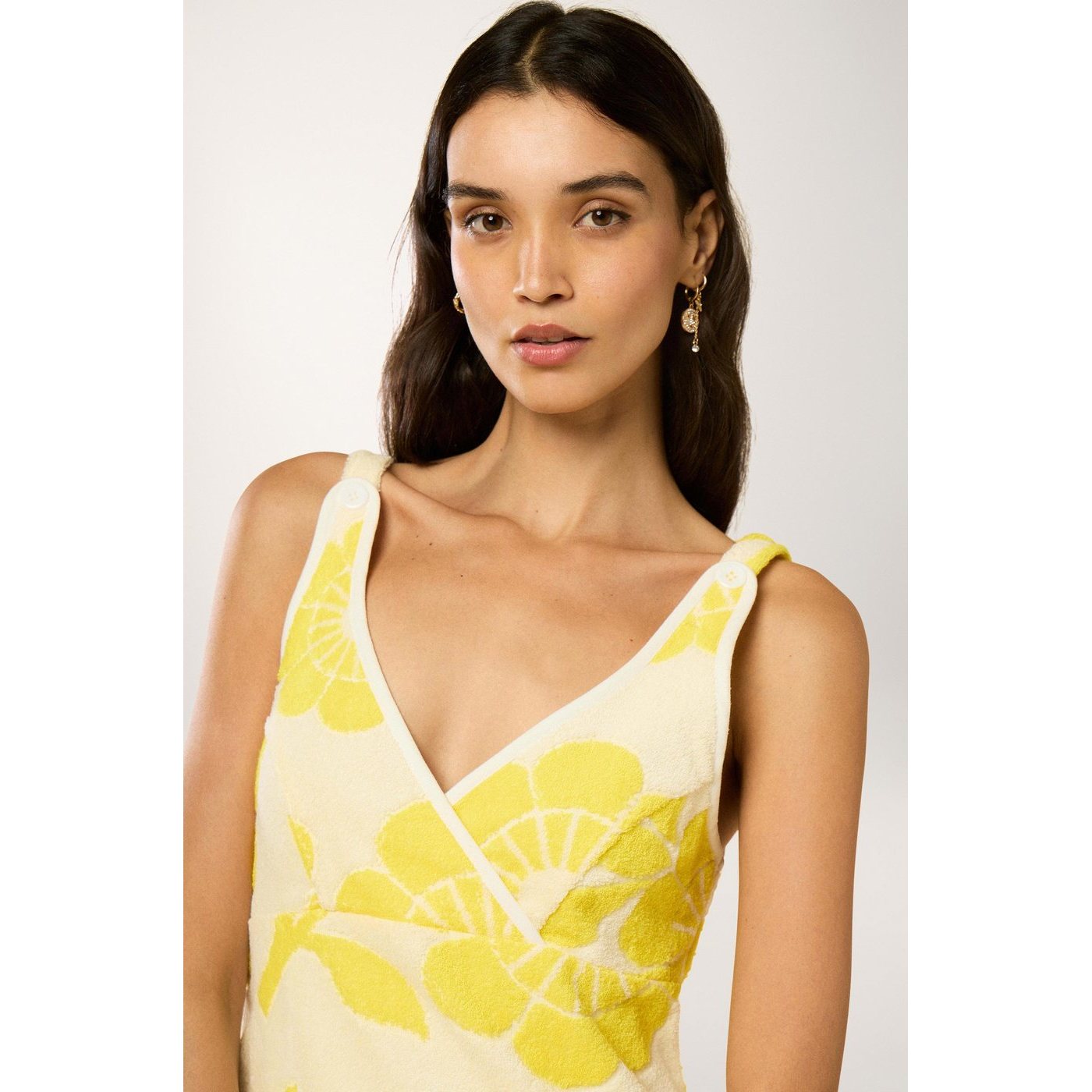 Vestido Baño De Mar - Amarillo