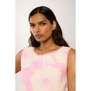 Robe Frangée Bain De Mer - Rose