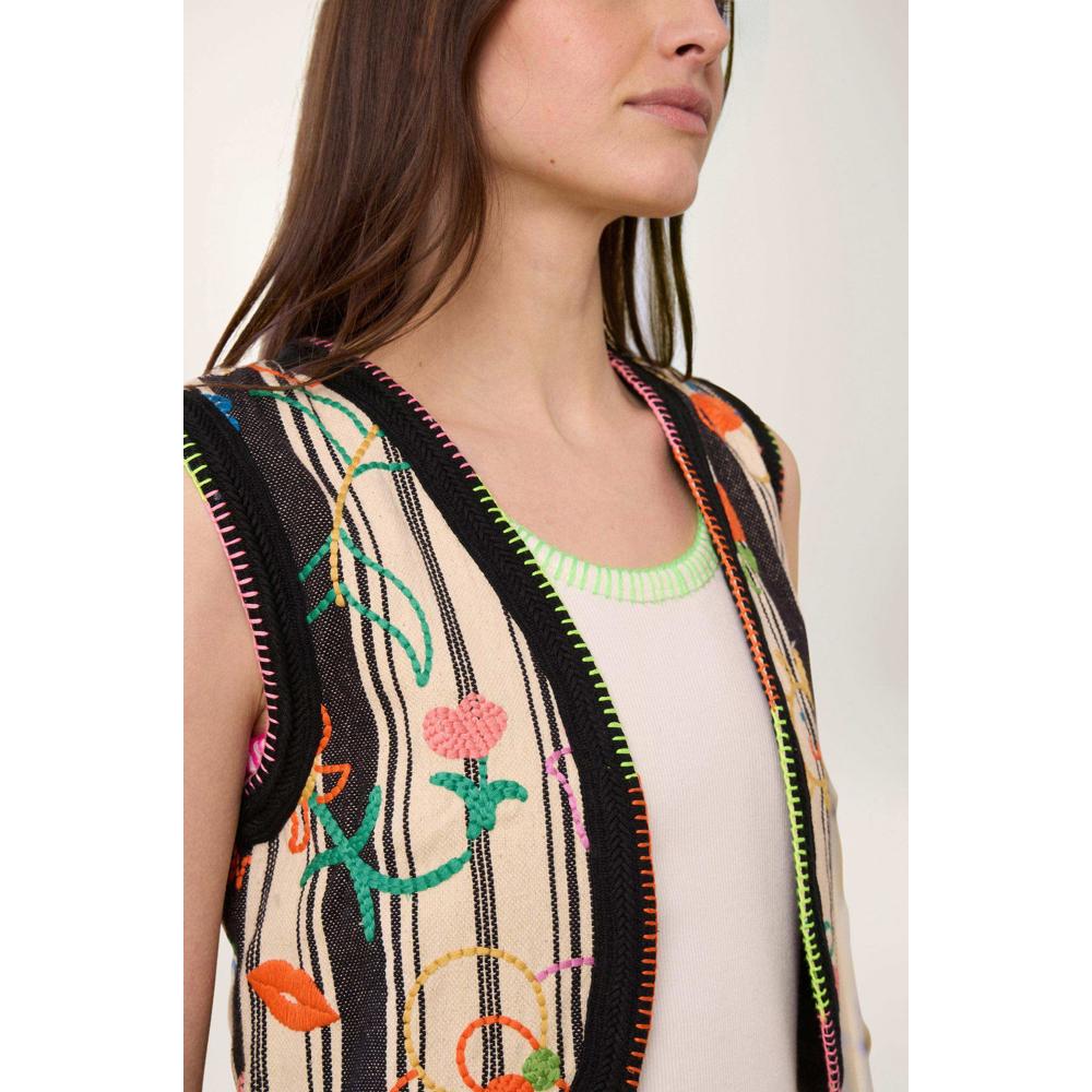 Gilet Beldi - Stripes - Femme