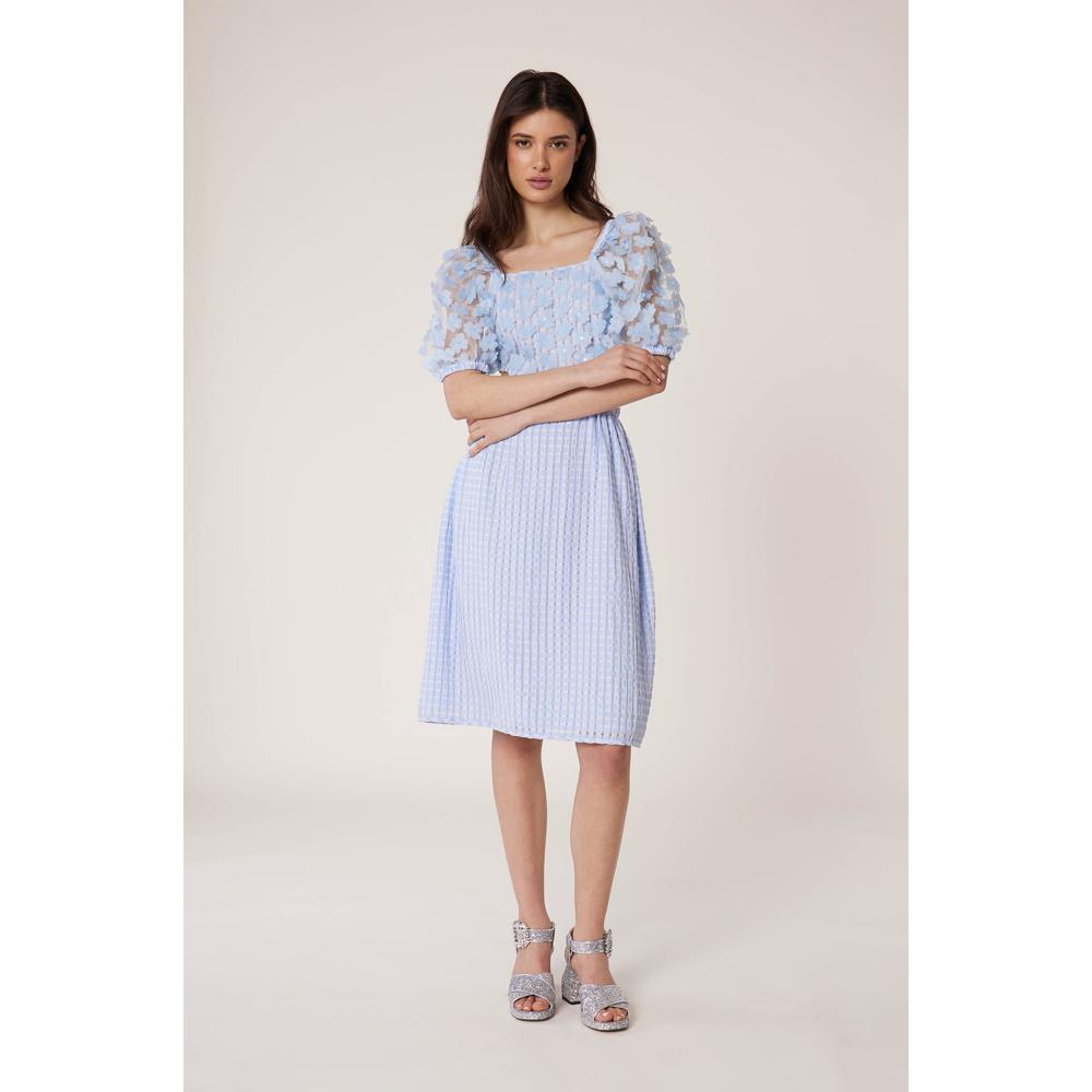 Vestido Bubble Vichy - Azul - Mujer
