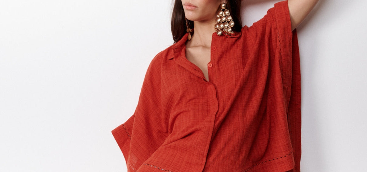 Chemise Large Ophelia - Rouille