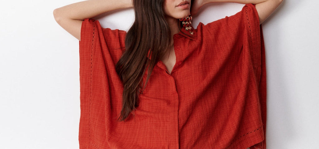 Chemise Large Ophelia - Rouille