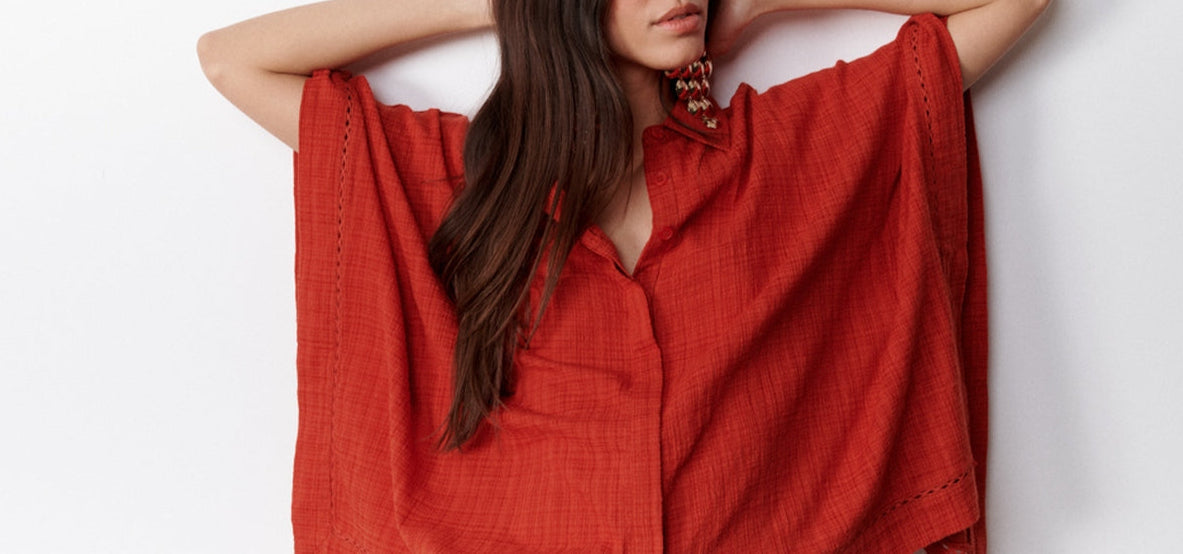 Chemise Large Ophelia - Rouille