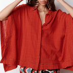 Chemise Large Ophelia - Rouille