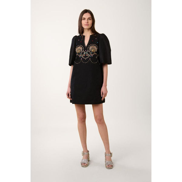 Short Shell Dress - Black - Women