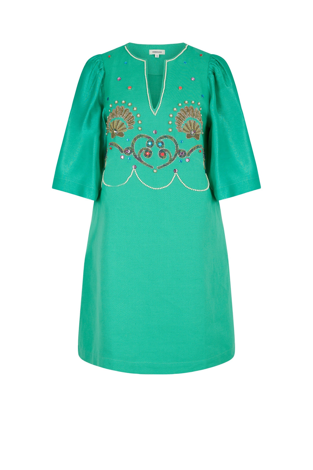 Short Shell Dress - Green