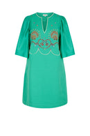 Robe Courte Coquillage - Vert