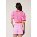 Pull Crochet Rose - Rose