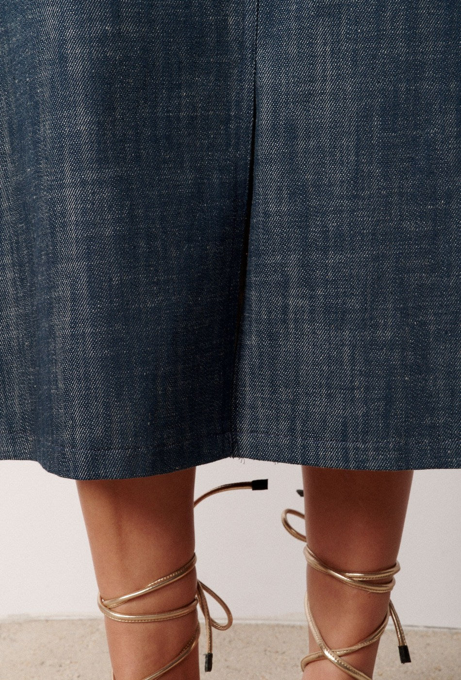 Imara Straight Skirt - Navy