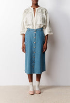 Jupe Evasee Theresa - Denim