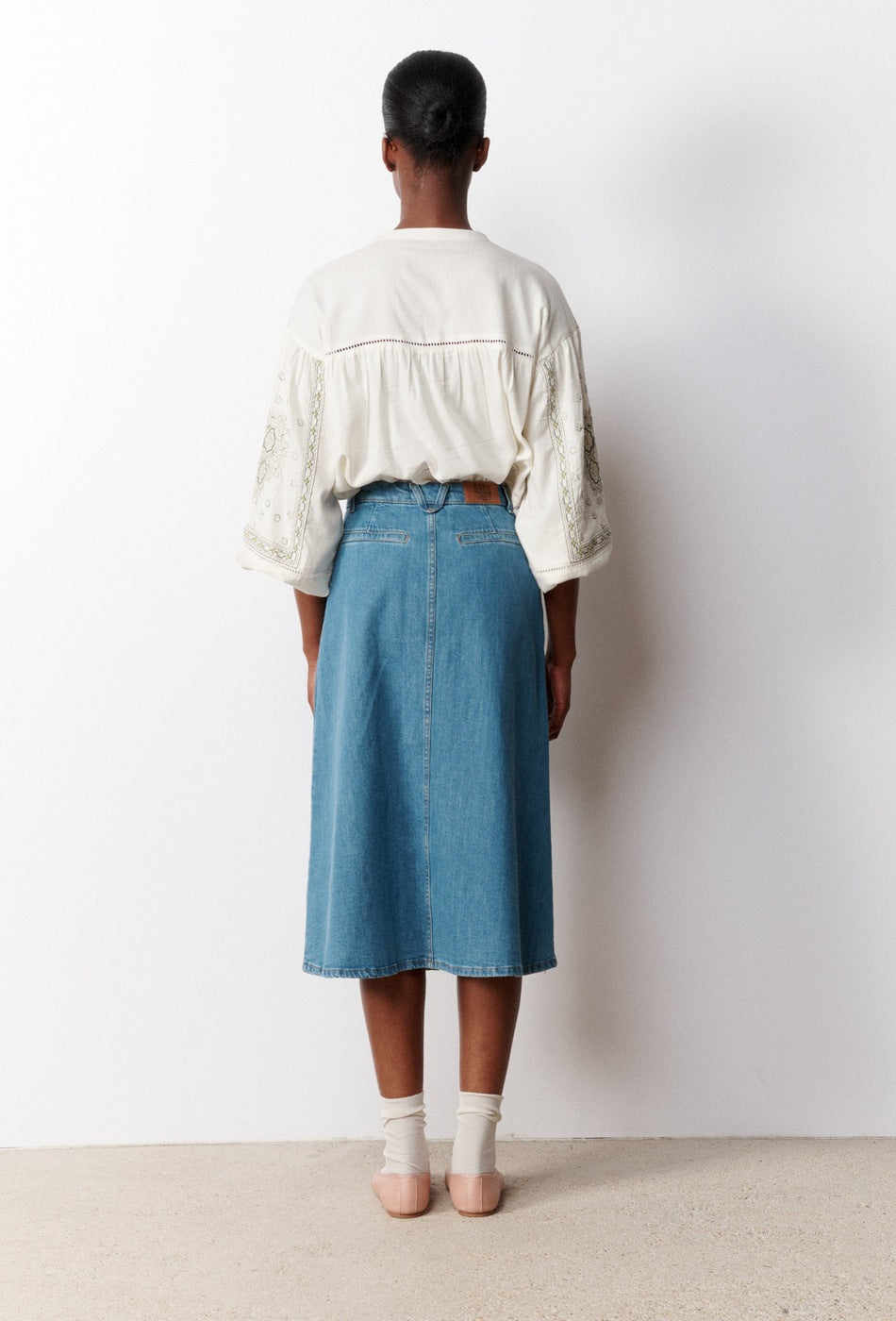 Jupe Evasee Theresa - Denim