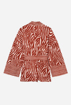 Kimono Court Ingrida - Rouille