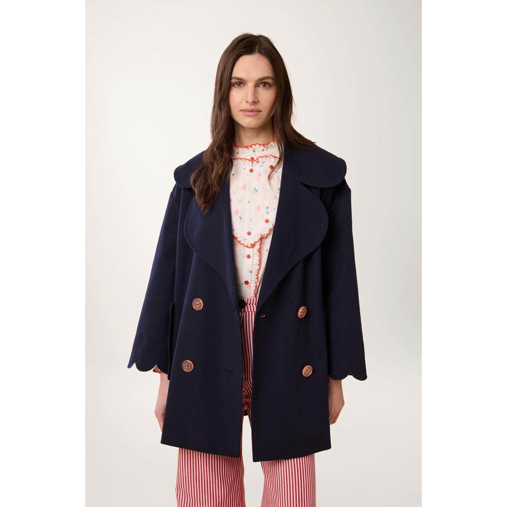 Caban Navy Strass - Azul Marino - Mujer
