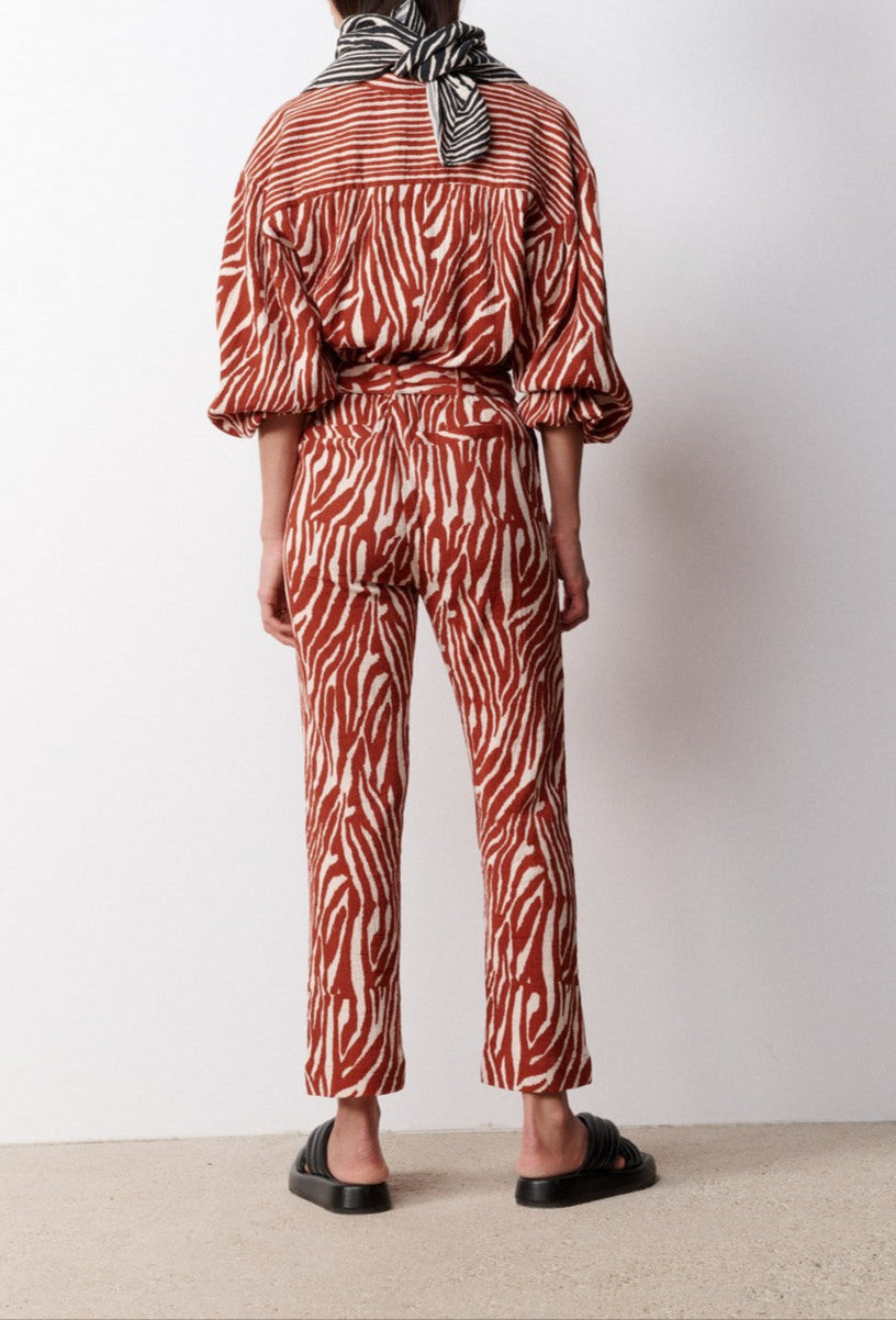 Pantalon Droit Ingrida - Rouille