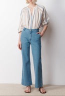 Pantalon Flared Theresa - Denim