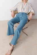 Pantalon Flared Theresa - Denim