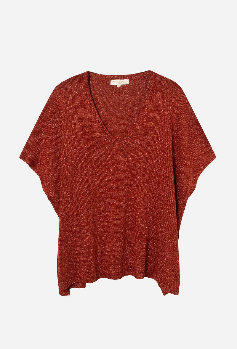 Pull Ample Gemma - Rouille