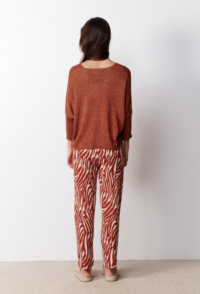 Pull Ample Gemma - Rouille