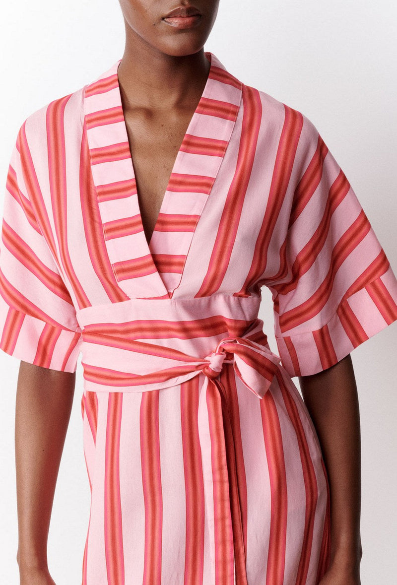 Robe Longue Valera - Rose