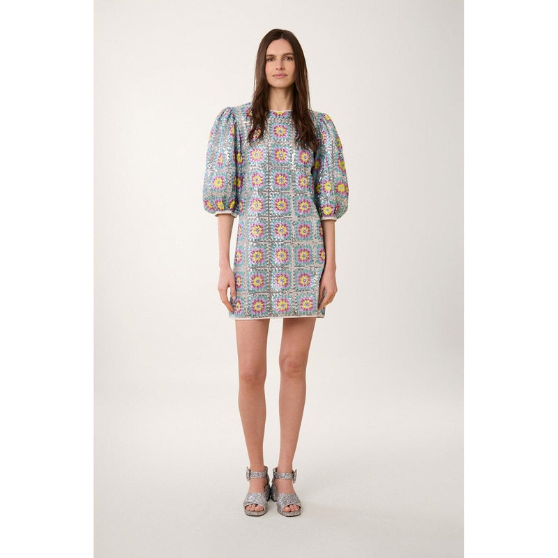 Robe Sequins Patchwork - Multico