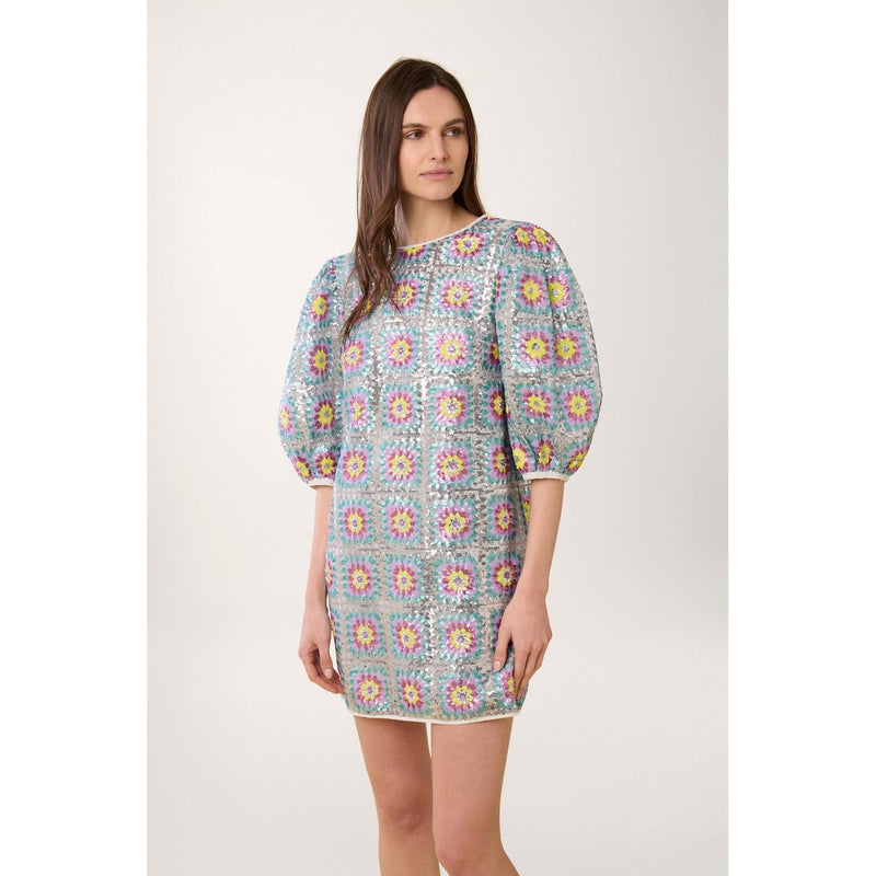 Robe Sequins Patchwork - Multico