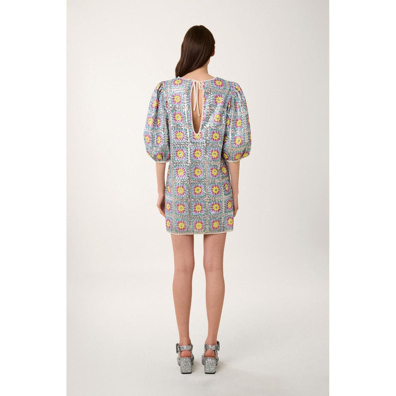 Robe Sequins Patchwork - Multico
