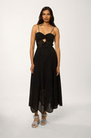 Robe Bustier Santa Barbara Lace - Noir