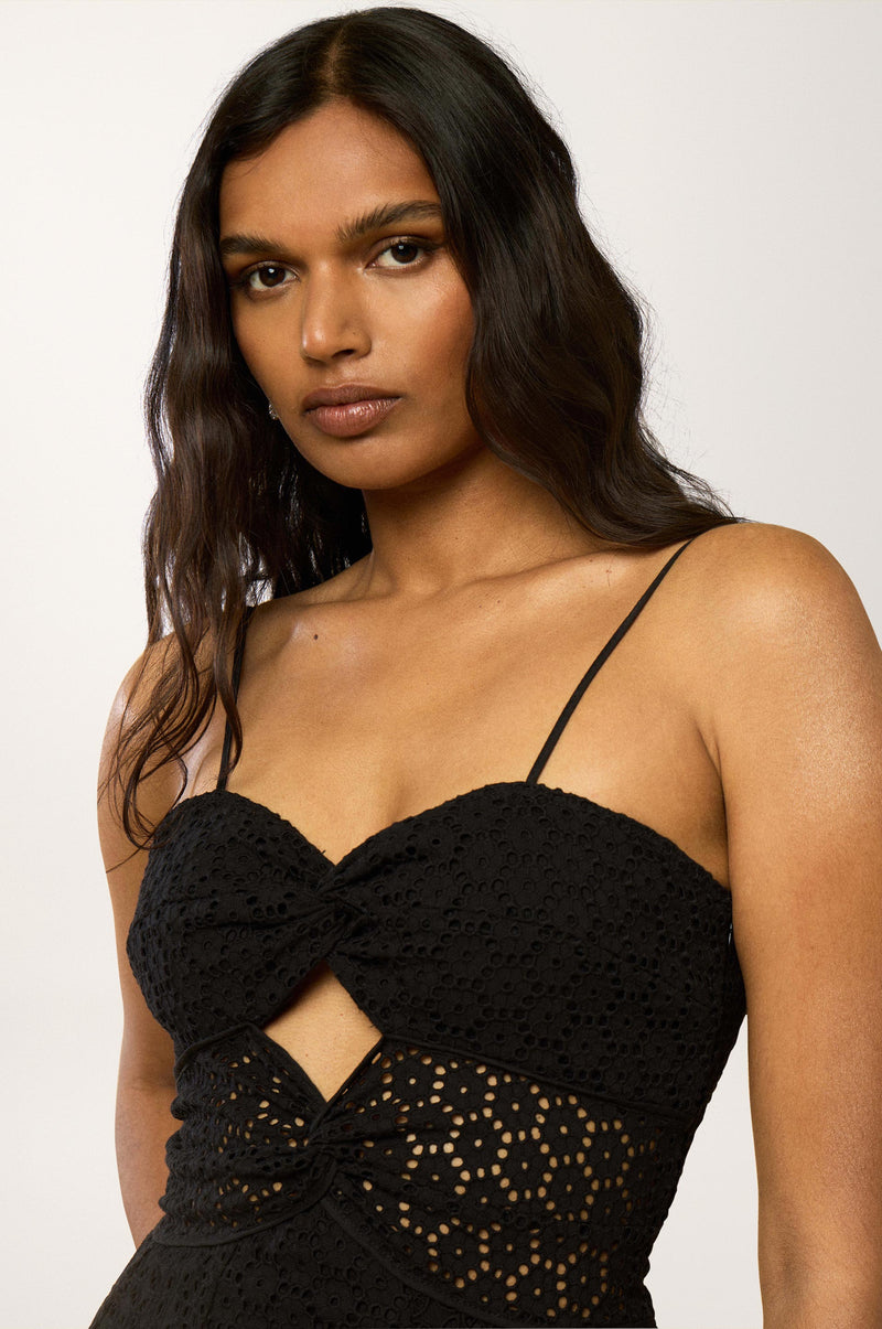 Robe Bustier Santa Barbara Lace - Noir
