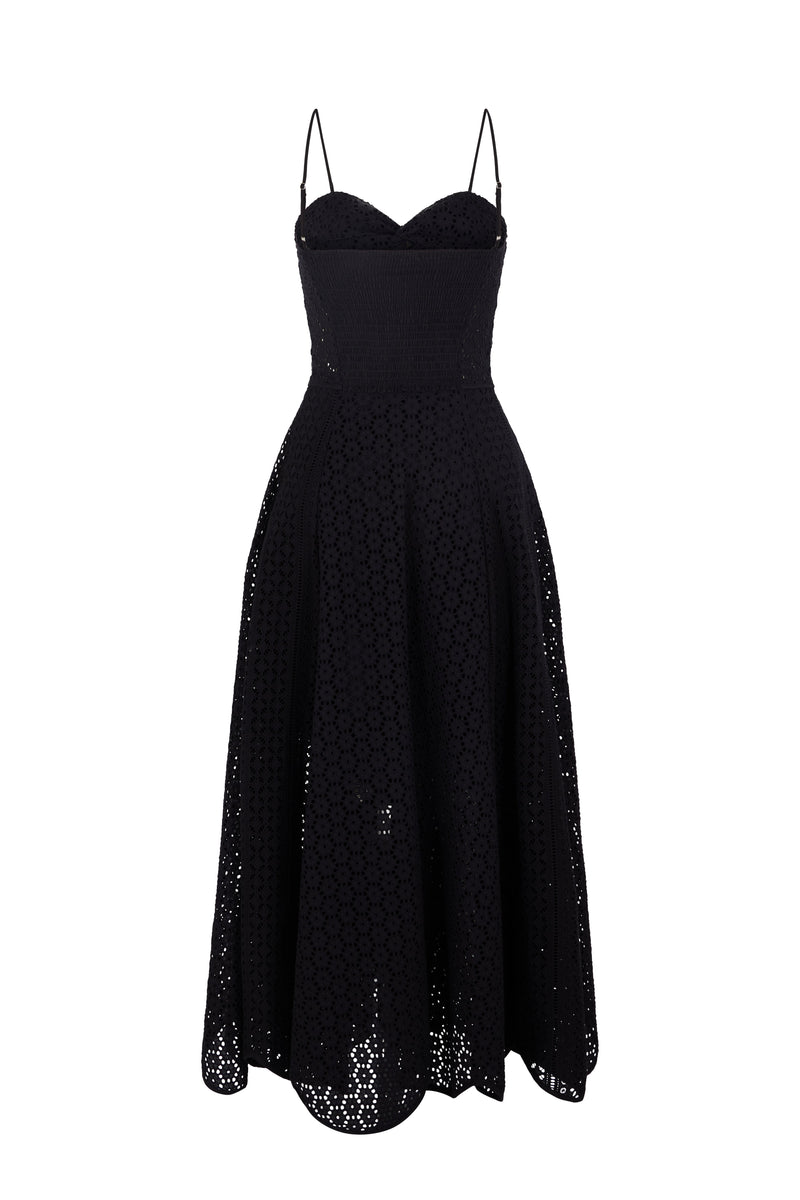 Robe Bustier Santa Barbara Lace - Noir