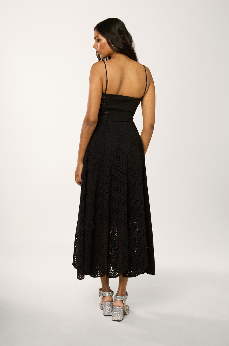 Robe Bustier Santa Barbara Lace - Noir