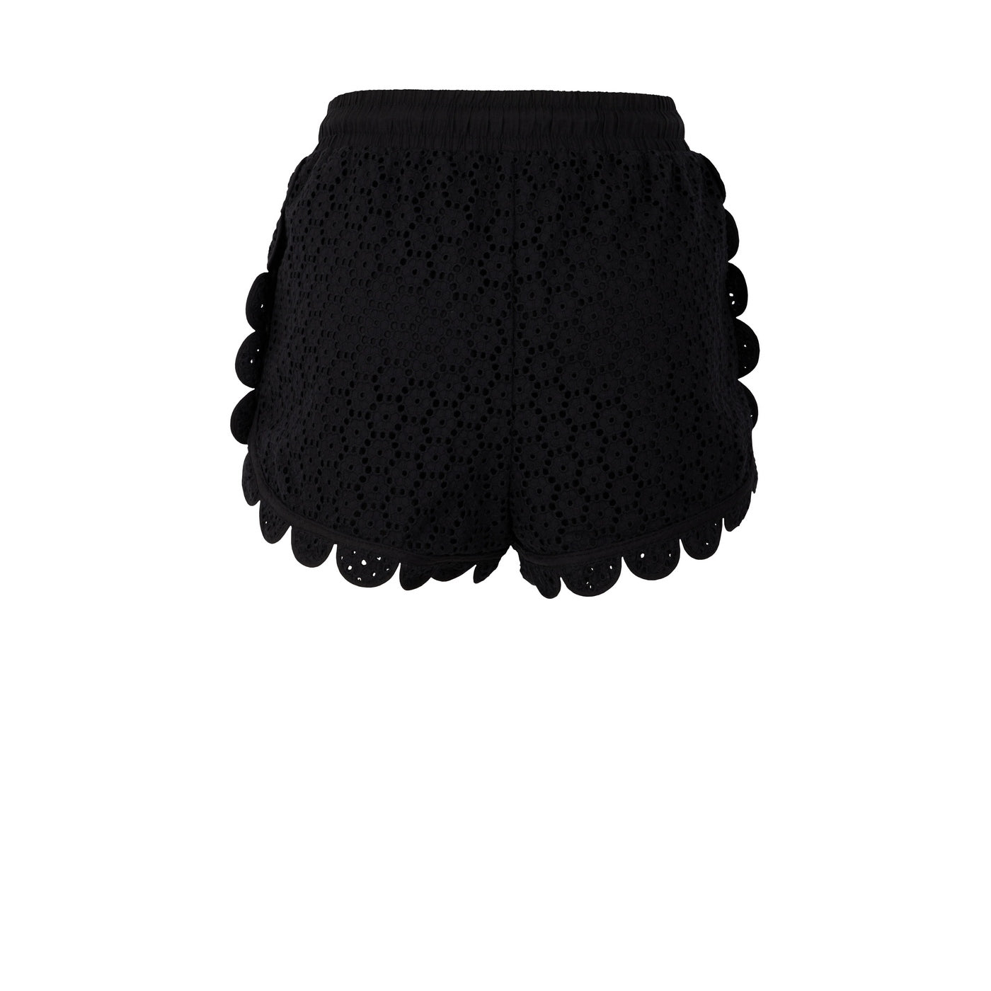 Short Santa Barbara Lace - Negro