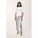 Pantalon Vinyle - Argent - Femme